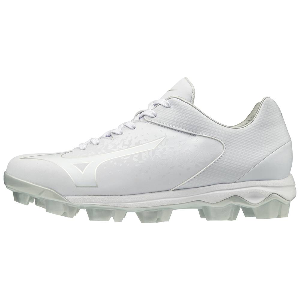 Scarpe Softball Mizuno Finch Select Nine Molded Donna - Bianche - 98346-DAWQ